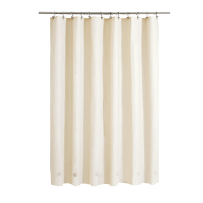 Barossa Design Plastic Shower Liner Clear - Premium PEVA Shower Curtain Liner with Rustproof Grommets and 3 Magnets, Waterproof Cute Lightweight Standard Size Bathroom Curtains - Clear