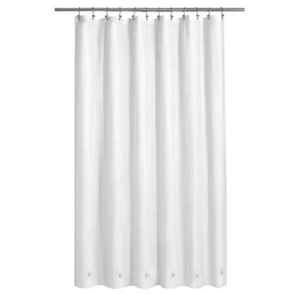 Barossa Design Plastic Shower Liner Clear - Premium PEVA Shower Curtain Liner with Rustproof Grommets and 3 Magnets, Waterproof Cute Lightweight Standard Size Bathroom Curtains - Clear
