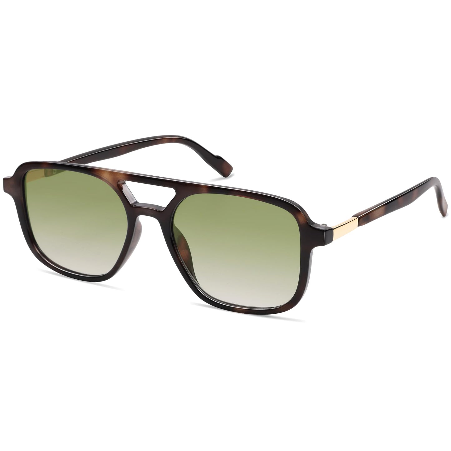 SOJOS Retro Aviator Sunglasses for Women Men,Trendy Rectangle Womens Mens Shades Sun Glasses SJ2202