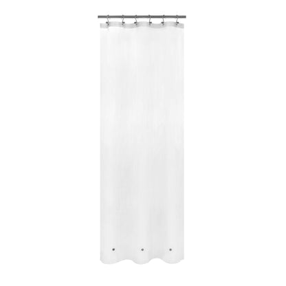Barossa Design Plastic Shower Liner Clear - Premium PEVA Shower Curtain Liner with Rustproof Grommets and 3 Magnets, Waterproof Cute Lightweight Standard Size Bathroom Curtains - Clear