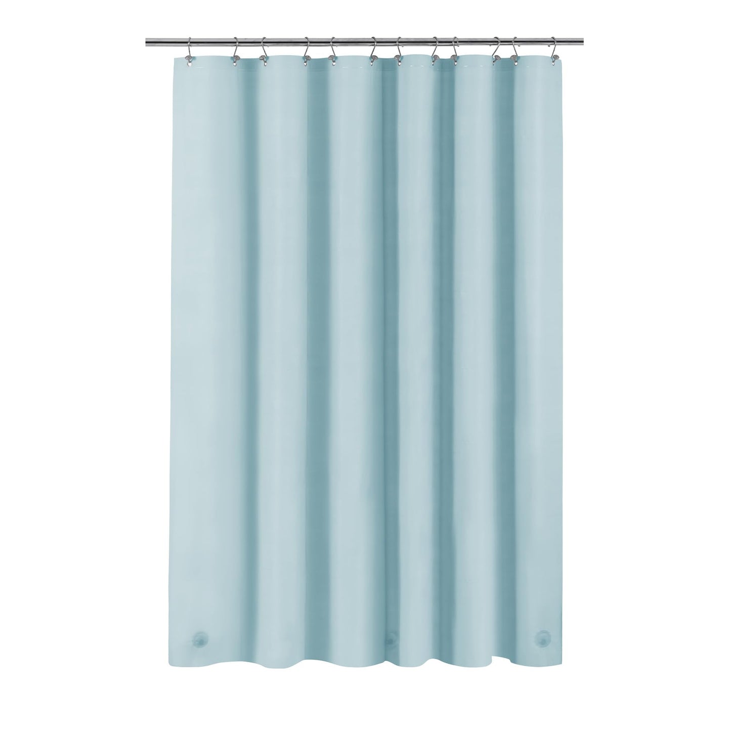 Barossa Design Plastic Shower Liner Clear - Premium PEVA Shower Curtain Liner with Rustproof Grommets and 3 Magnets, Waterproof Cute Lightweight Standard Size Bathroom Curtains - Clear