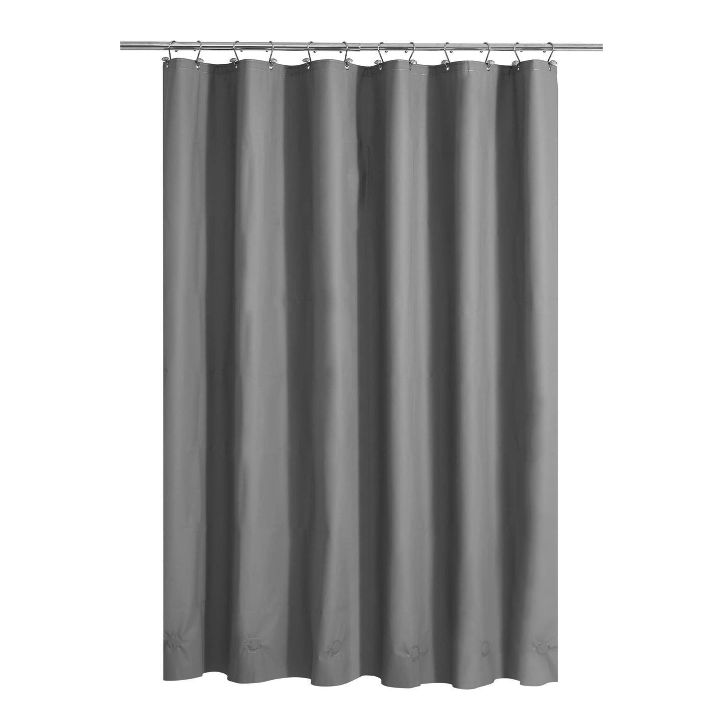 Barossa Design Plastic Shower Liner Clear - Premium PEVA Shower Curtain Liner with Rustproof Grommets and 3 Magnets, Waterproof Cute Lightweight Standard Size Bathroom Curtains - Clear