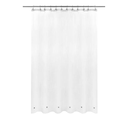 Barossa Design Plastic Shower Liner Clear - Premium PEVA Shower Curtain Liner with Rustproof Grommets and 3 Magnets, Waterproof Cute Lightweight Standard Size Bathroom Curtains - Clear