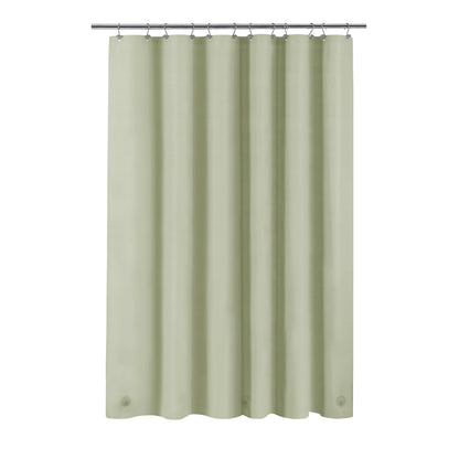 Barossa Design Plastic Shower Liner Clear - Premium PEVA Shower Curtain Liner with Rustproof Grommets and 3 Magnets, Waterproof Cute Lightweight Standard Size Bathroom Curtains - Clear