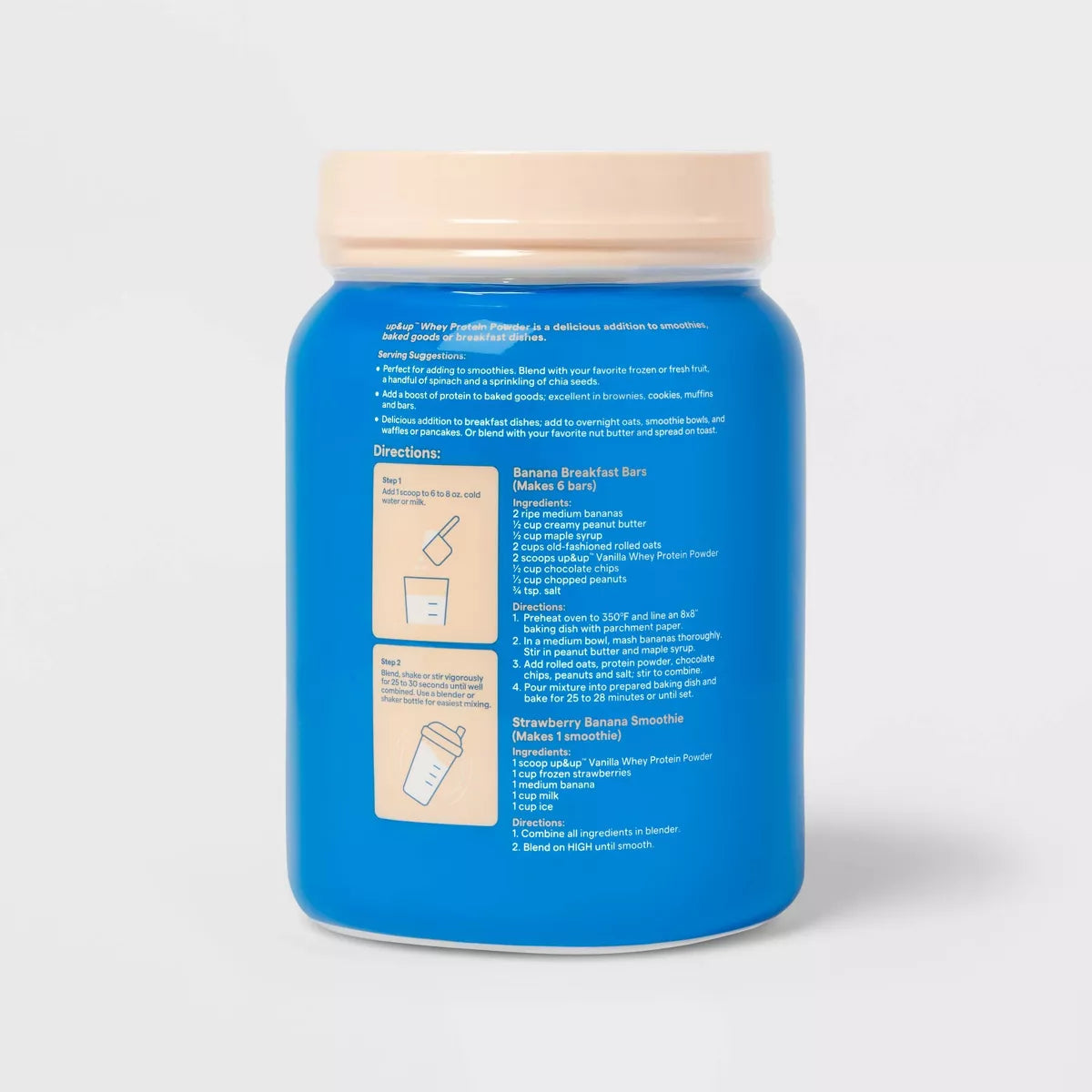 Whey Protein Powder - Vanilla - Up&Up