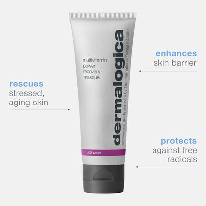 Dermalogica Multivitamin Power Recovery Masque (2.5 Fl Oz) Anti-Aging Face Mask with Vitamin C & Lactic Acid - Restore and Repair Damaged, Aging Skin