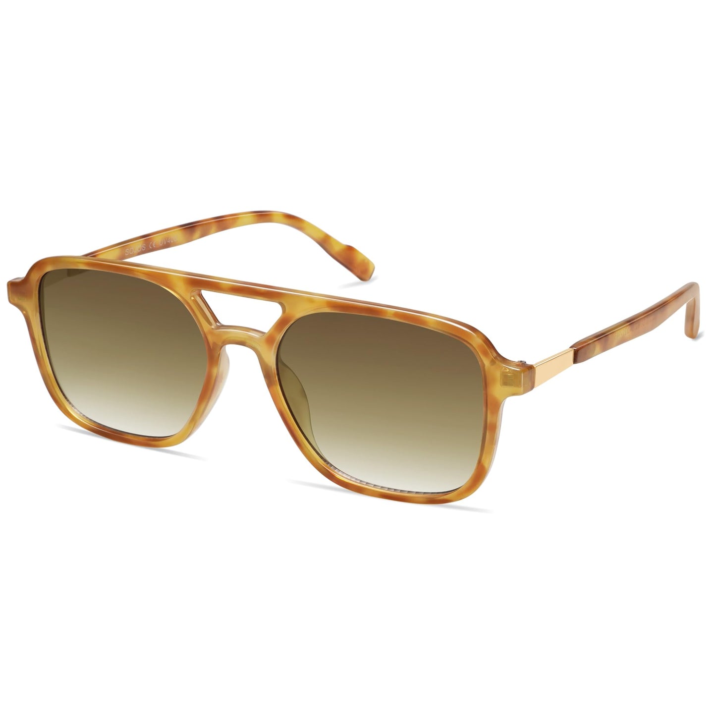 SOJOS Retro Aviator Sunglasses for Women Men,Trendy Rectangle Womens Mens Shades Sun Glasses SJ2202