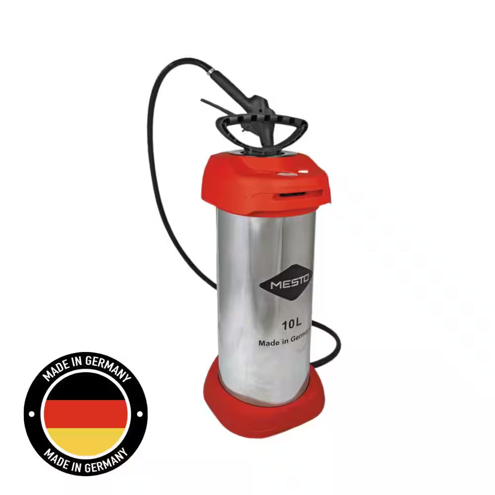 2.64 Gal. Stainless Steel Compression Sprayer for Professional Use, Made in Germany