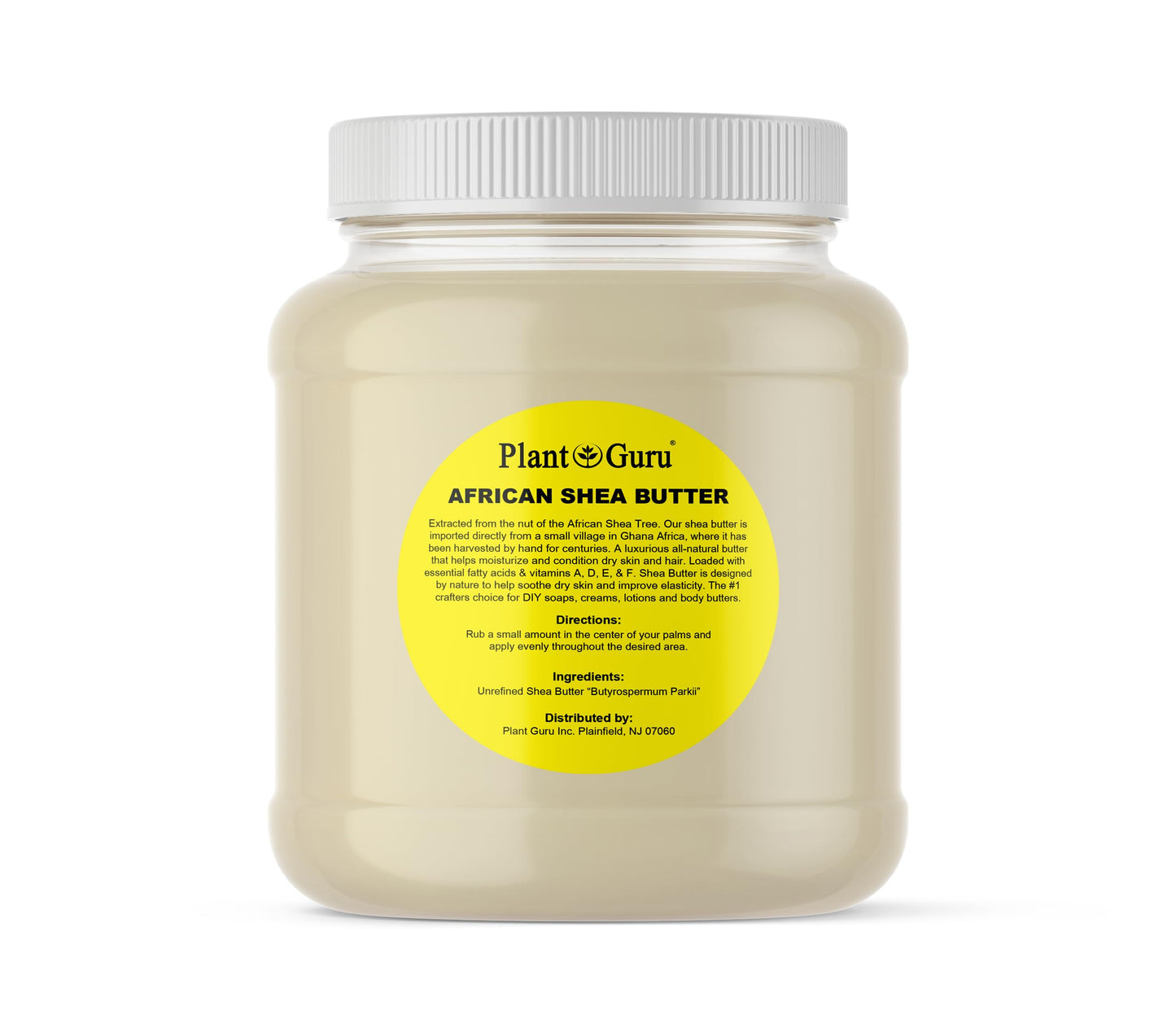 Raw African Shea Butter 32 oz. Bulk 100% Pure Natural Unrefined IVORY - Imported From Ghana - Ideal Moisturizer For Dry Skin, Body, Face And Hair Growth. Great For DIY Soap and Lip balm Making.