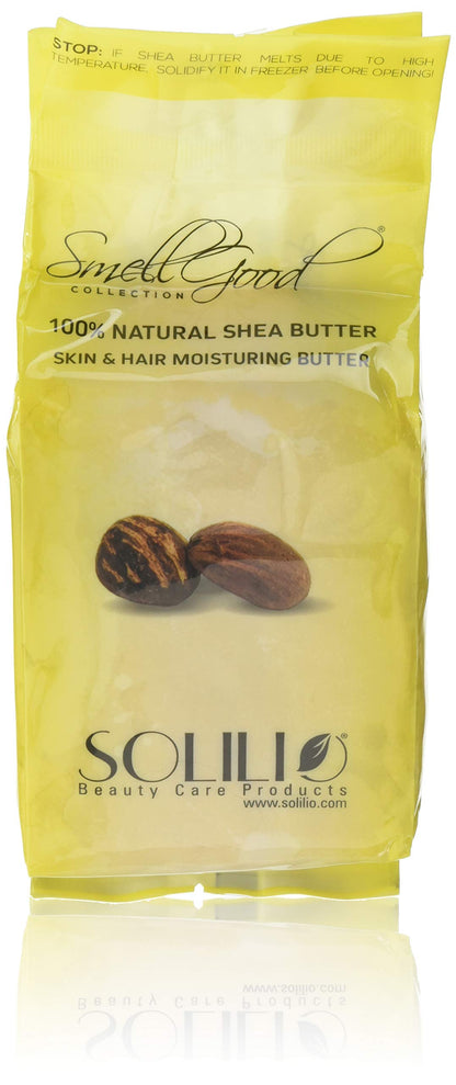 Yellow color Raw Unrefined Ghana Africa Pure 5 Pounds, yellow, Shea Butter, 80 Ounce