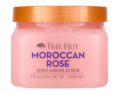Tree Hut Peach Sorbet Shea Sugar Scrub | Exfoliating Body Scrub Removes Dead, Dry Skin for a Soft & Hydrated Feel | Nourishing Essential Body Care | 18 fl oz.