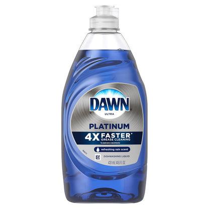 Dawn Platinum Dishwashing Liquid, Fresh Rain Scent, 32.7 fl oz