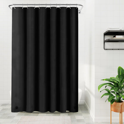 Barossa Design Plastic Shower Liner Clear - Premium PEVA Shower Curtain Liner with Rustproof Grommets and 3 Magnets, Waterproof Cute Lightweight Standard Size Bathroom Curtains - Clear
