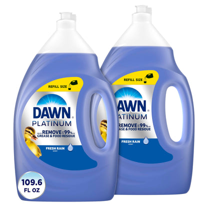 Dawn Platinum Dishwashing Liquid, Fresh Rain Scent, 32.7 fl oz