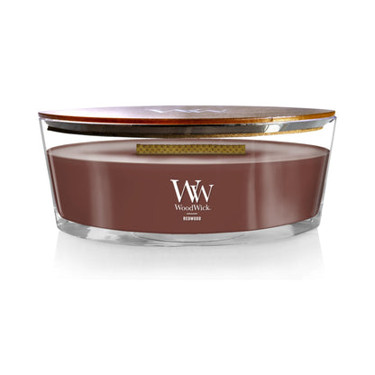 WoodWick Hourglass Scented Candle, Wood Smoke, 21.5 oz., Large, Up to 130 Hours of Burn Time, Fall Candle with Crackling Wick, Soy Wax Blend, Halloween Candle