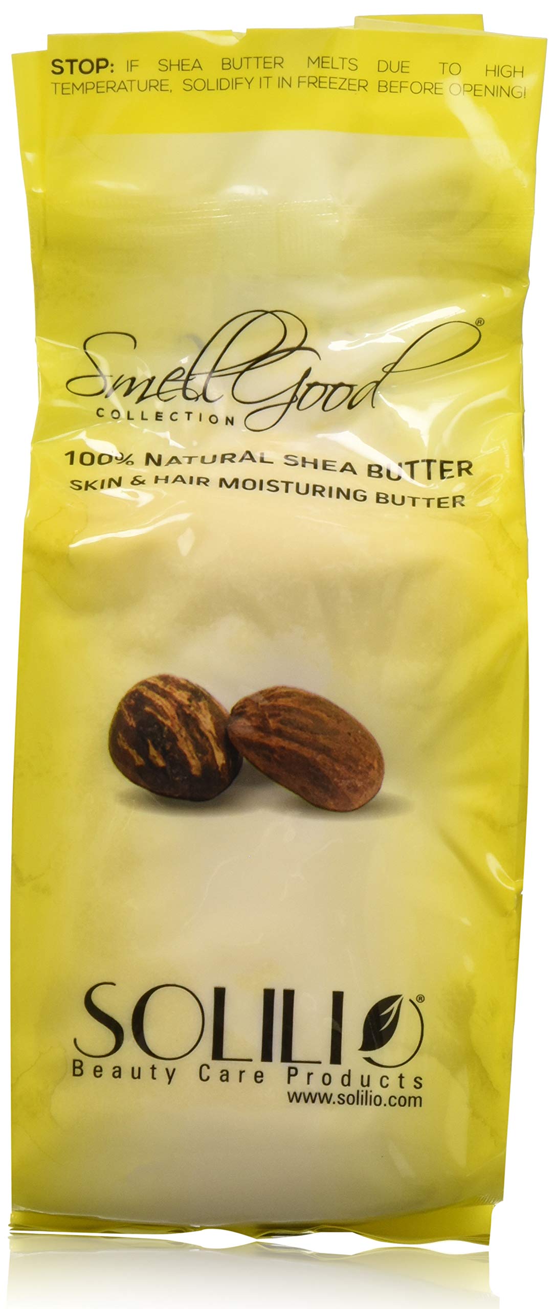 Yellow color Raw Unrefined Ghana Africa Pure 5 Pounds, yellow, Shea Butter, 80 Ounce