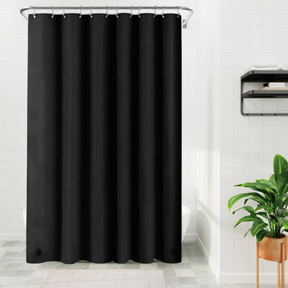 Barossa Design Plastic Shower Liner Clear - Premium PEVA Shower Curtain Liner with Rustproof Grommets and 3 Magnets, Waterproof Cute Lightweight Standard Size Bathroom Curtains - Clear