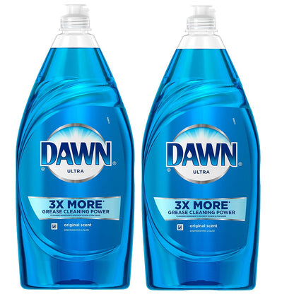 Dawn Dish Soap Ultra Dishwashing Liquid, Dish Soap Refill, Dish Detergent Liquid, Original Scent, 56 Fl Oz (Pack of 2)