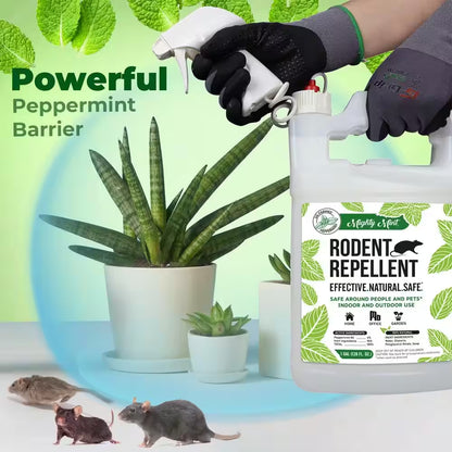 130 Oz. Peppermint Oil Rodent Repellent Spray