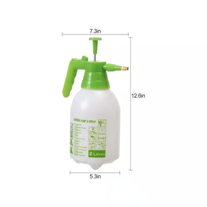0.5 Gal. Manual Hand Pump Sprayers with Safety Valve and Adjustable Brass Nozzle for Plant Watering, Garden Planting