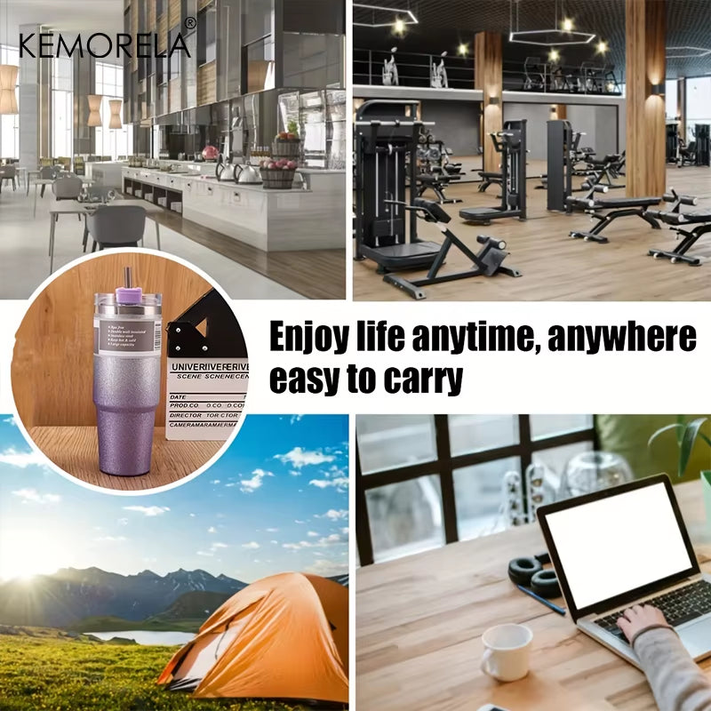 600/900ML Stainless Steel Insulated Bottle Car Cup Diamond Paint Insulated Tumblers Outdoors Keeps Hot or Cold for Hours