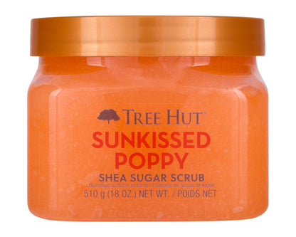 Tree Hut Peach Sorbet Shea Sugar Scrub | Exfoliating Body Scrub Removes Dead, Dry Skin for a Soft & Hydrated Feel | Nourishing Essential Body Care | 18 fl oz.