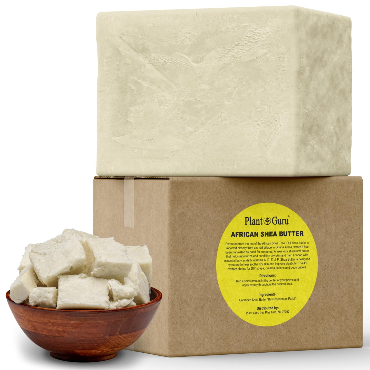 Raw African Shea Butter 32 oz. Bulk 100% Pure Natural Unrefined IVORY - Imported From Ghana - Ideal Moisturizer For Dry Skin, Body, Face And Hair Growth. Great For DIY Soap and Lip balm Making.