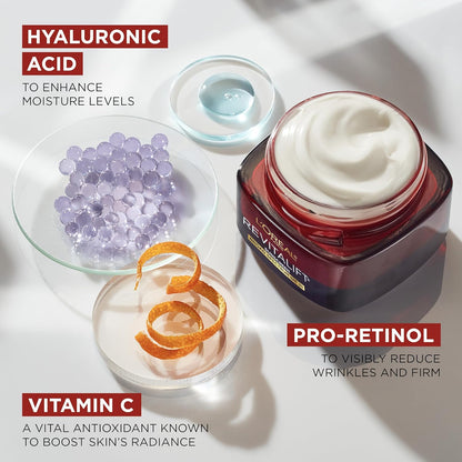 L'Oreal Paris Revitalift Triple Power Face and Neck Moisturizer, Anti Aging Face Cream with Broad Spectrum SPF 30, Pro-Retinol, Hyaluronic Acid and Vitamin C, 1 Kit