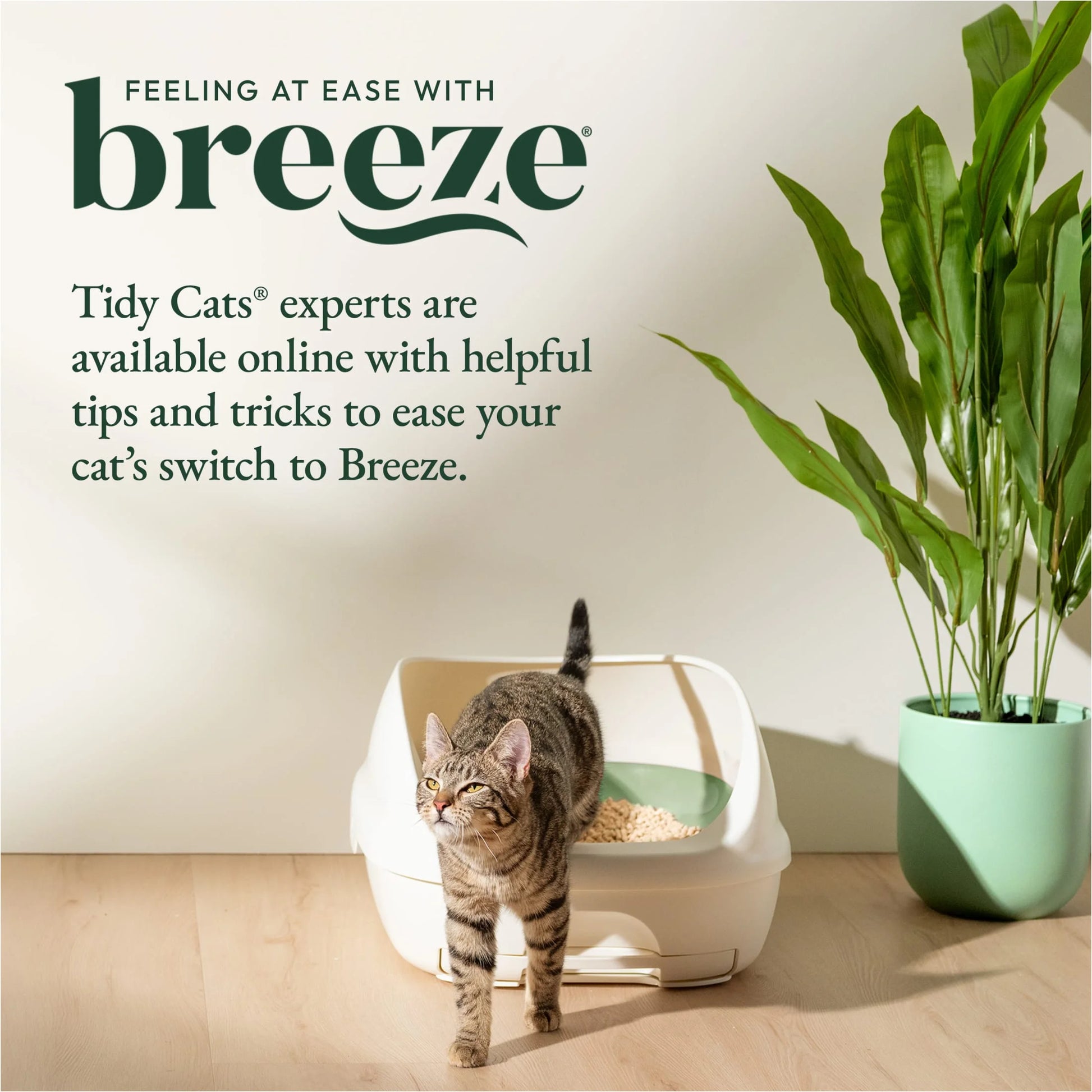 Purina  Breeze Cat Litter Box System Kit with Pellet Cat Litter, Litter Box, and Litter Box Pads
