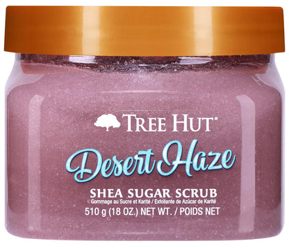 Tree Hut Peach Sorbet Shea Sugar Scrub | Exfoliating Body Scrub Removes Dead, Dry Skin for a Soft & Hydrated Feel | Nourishing Essential Body Care | 18 fl oz.
