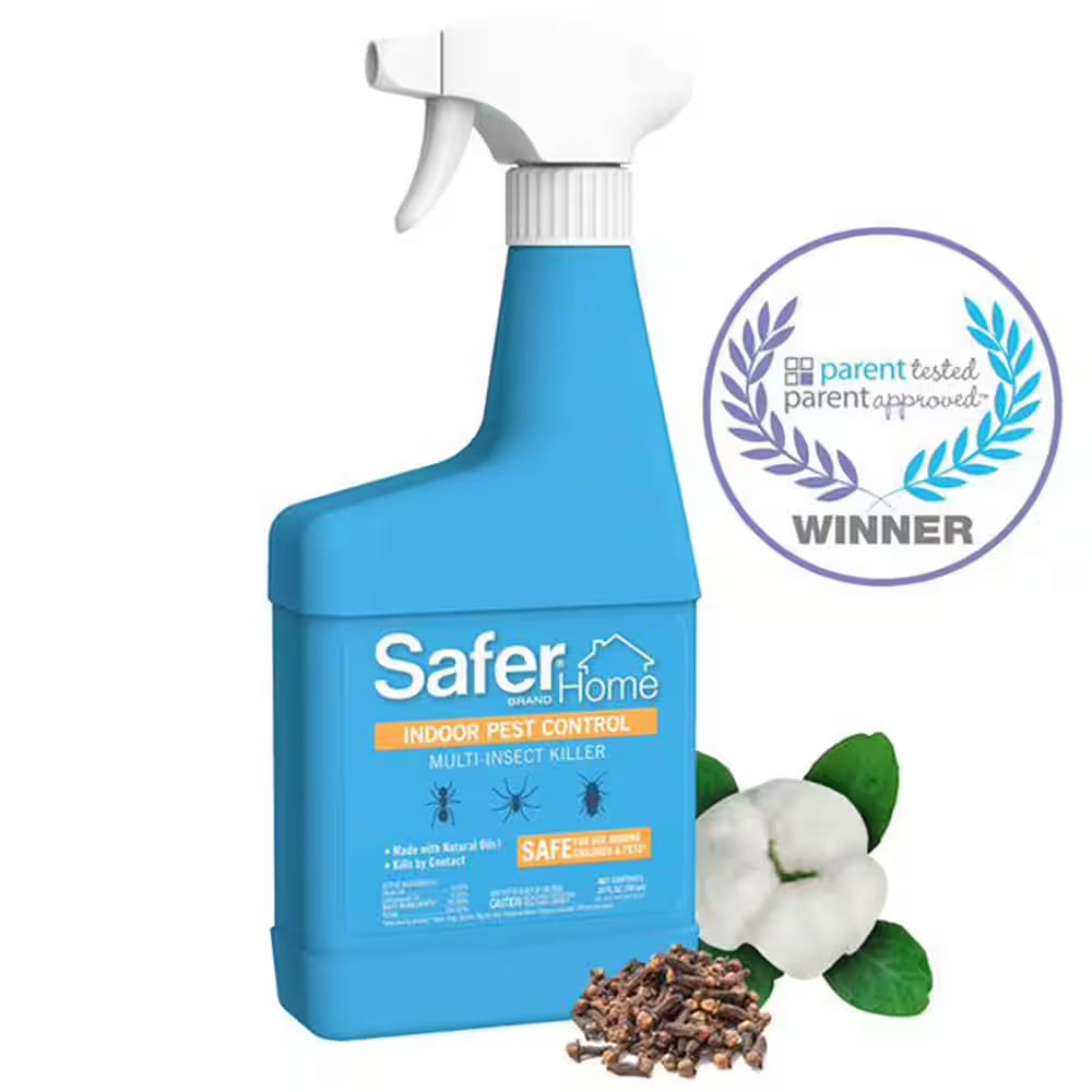 Safer Home 24 Oz. Indoor Insecticide Insect Killer Spray for Ants, Roaches, Spiders, Fleas