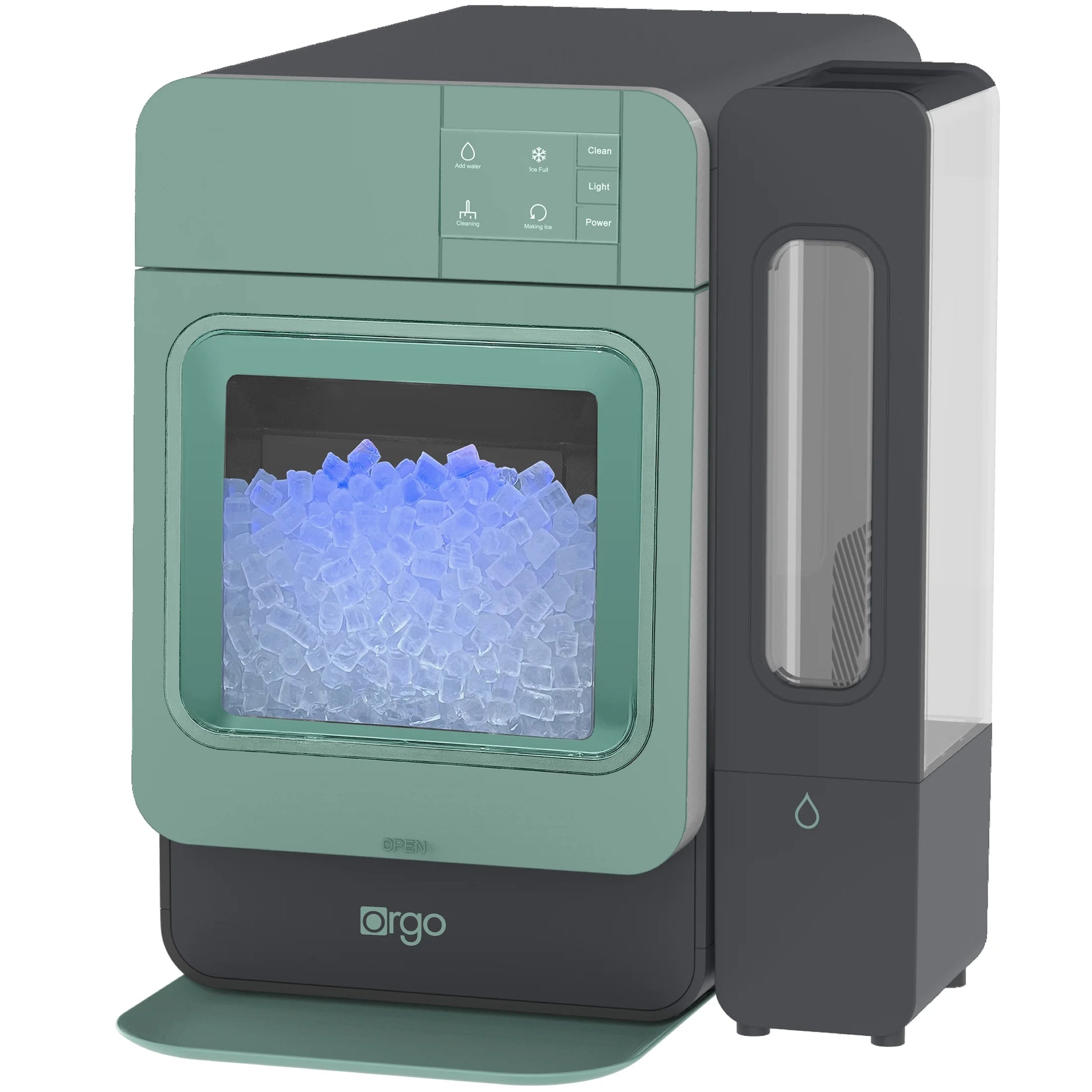 Sonic Countertop Ice Maker 33 Lbs “Capacity” Nugget Ice Maker, Stainless Steel