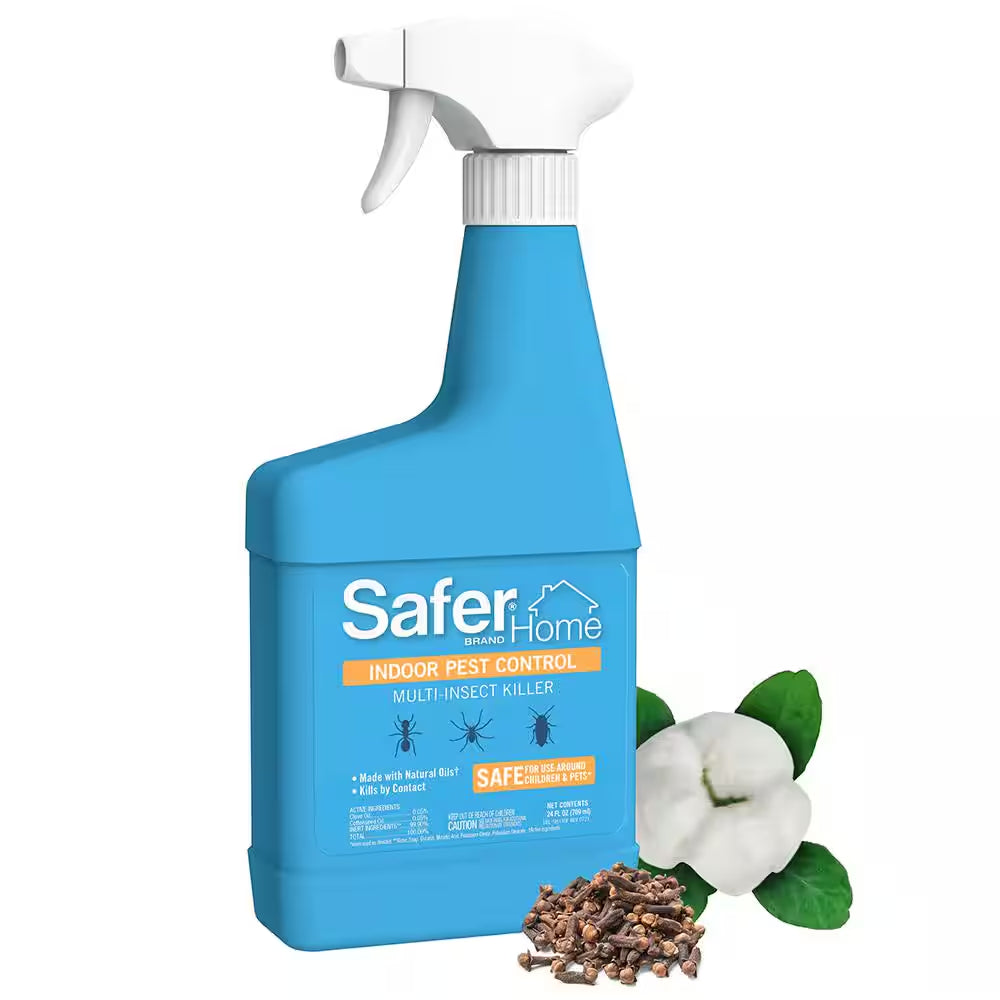 Safer Home 24 Oz. Indoor Insecticide Insect Killer Spray for Ants, Roaches, Spiders, Fleas