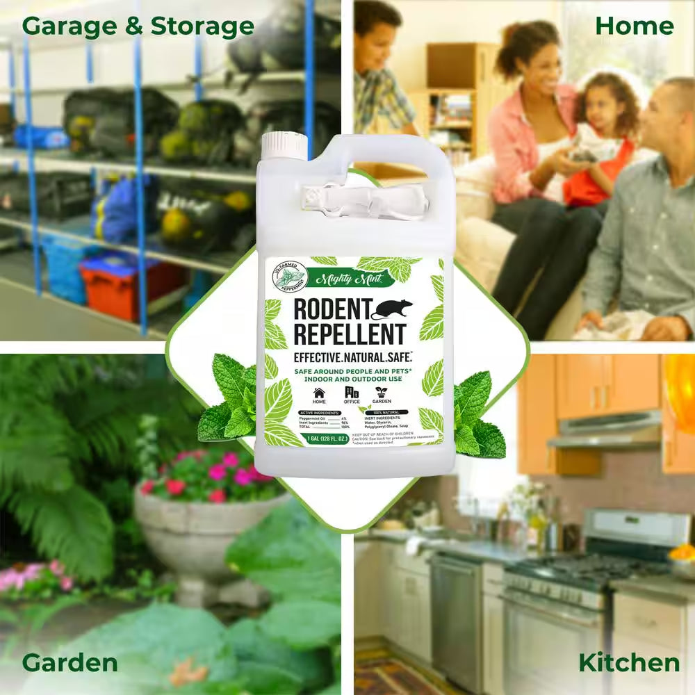 130 Oz. Peppermint Oil Rodent Repellent Spray