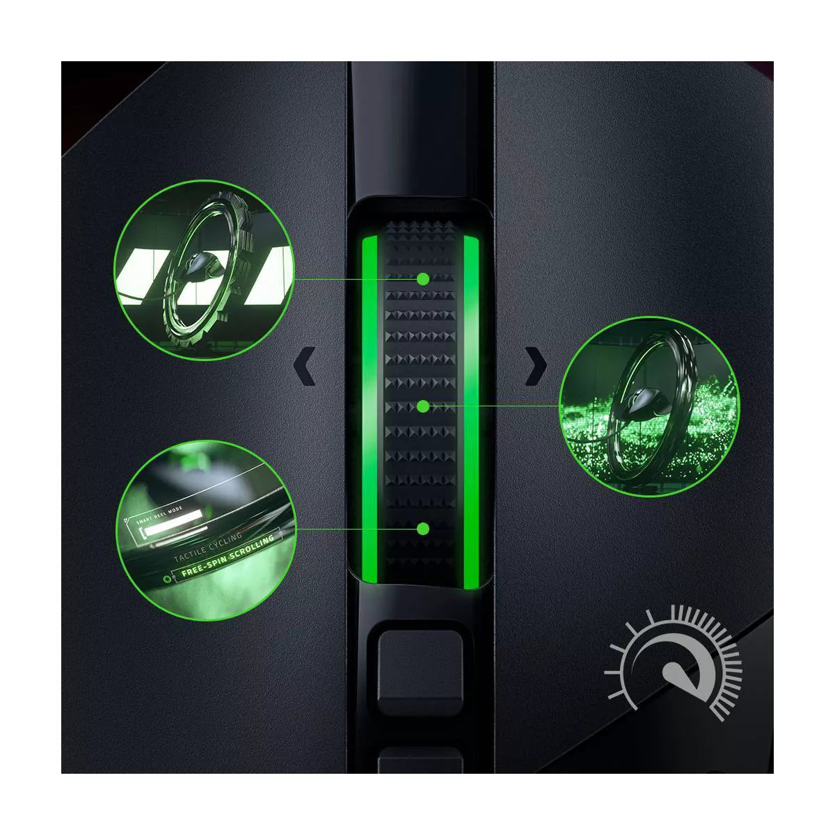 Razer Basilisk V3 Ergonomic Wired Gaming Mouse: USB-A, Illuminated Optical Design