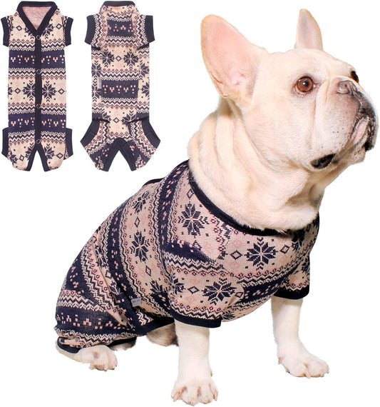 Dog Sweater, Dog Winter Sweater, Knitted Warm Dogs Shirts for New Year for Small Medium Dogs (Blue, Girl, XS)