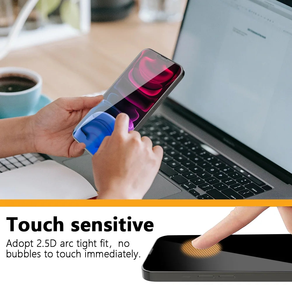 Iphone 13 Pro Max Screen Protector Tempered Glass + Camera Lens Protector, for Iphone 12 13 Pro Max Screen Protector, 9H Clear