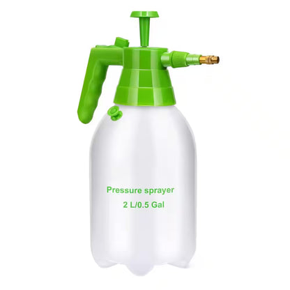 0.5 Gal. Manual Hand Pump Sprayers with Safety Valve and Adjustable Brass Nozzle for Plant Watering, Garden Planting