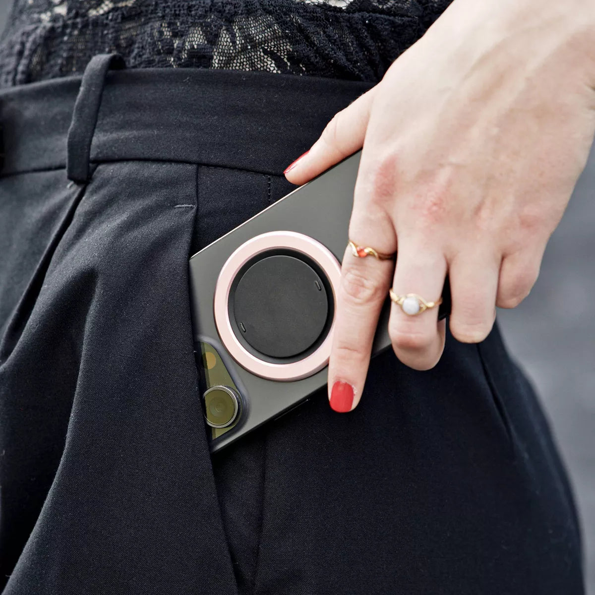 Ohsnap! Snap Grip Luxe 5 Magnetic Phone Grip - Ultra Thin, Fits Any Phone