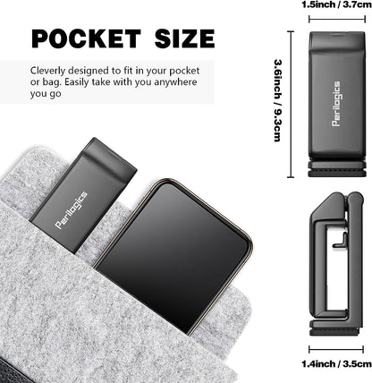 Universal Airplane Travel Phone Holder Mount, Hands-Free Viewing with Dual 360° Rotation, Black