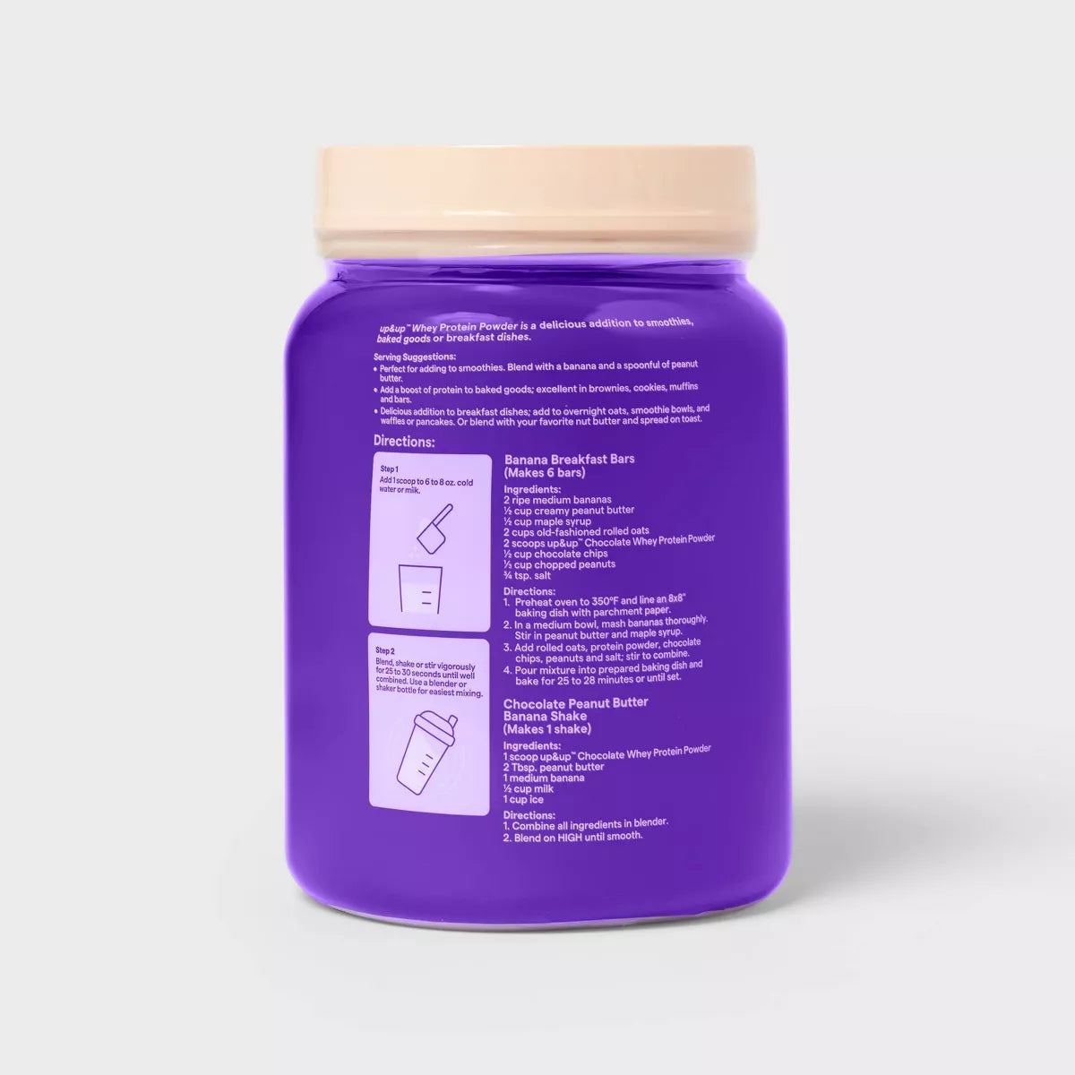 Whey Protein Powder - Chocolate - Up&Up