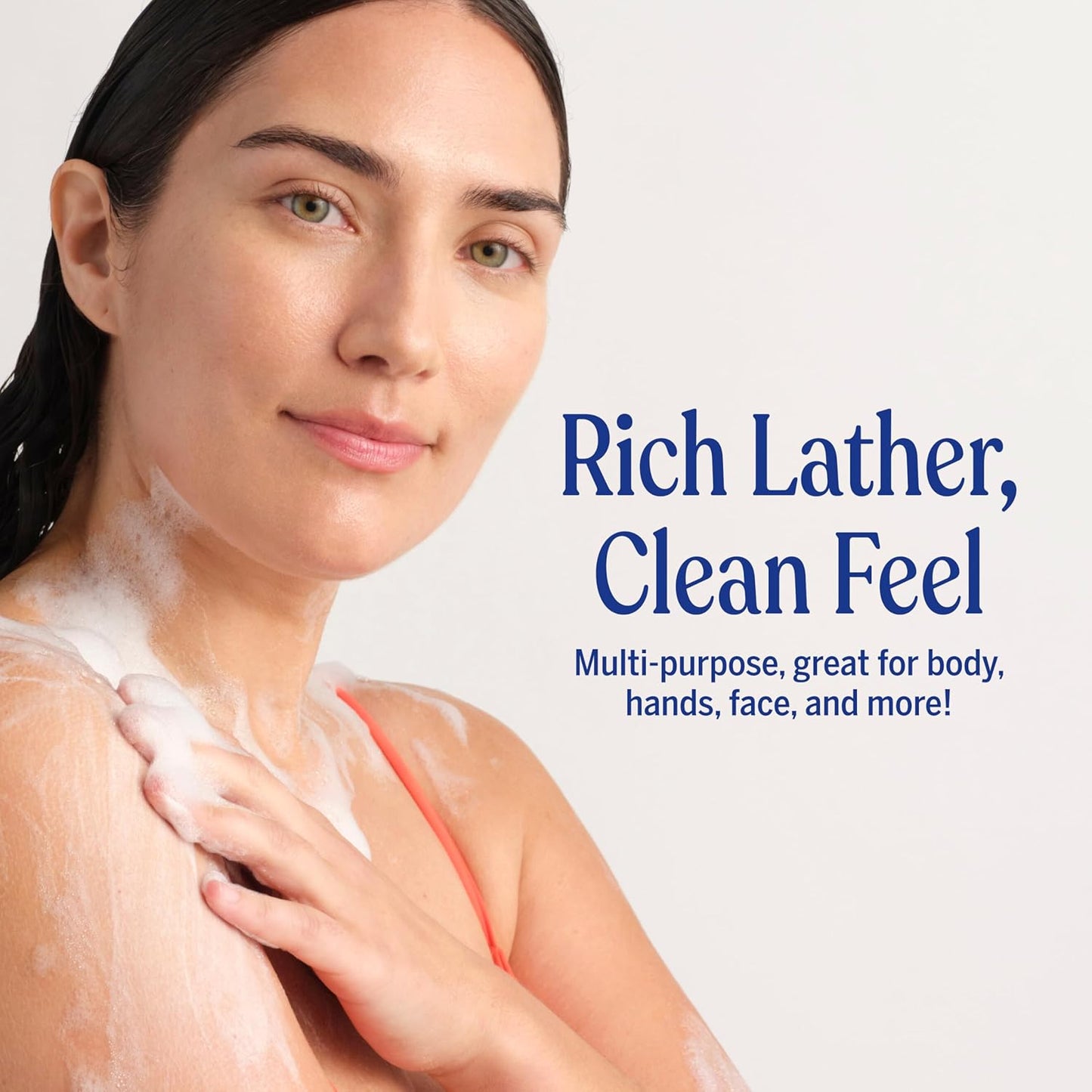 Pure-Castile Magic Liquid Soap - Made with Regenerative Organic Certified Oils - 18-In-1 Uses for Face, Body, Hand Gentle on Baby & Sensitive Skin Body Wash Unscented,32Oz