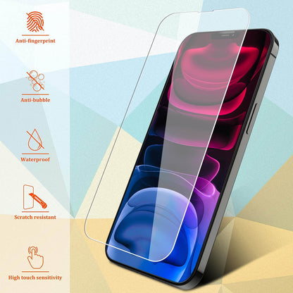 Iphone 13 Pro Max Screen Protector Tempered Glass + Camera Lens Protector, for Iphone 12 13 Pro Max Screen Protector, 9H Clear